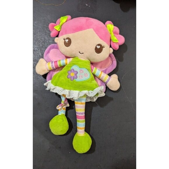 Adora Doll Plush Pink Hair & Green Outfit 12" stuffed toy  rattle - Picture 1 of 7